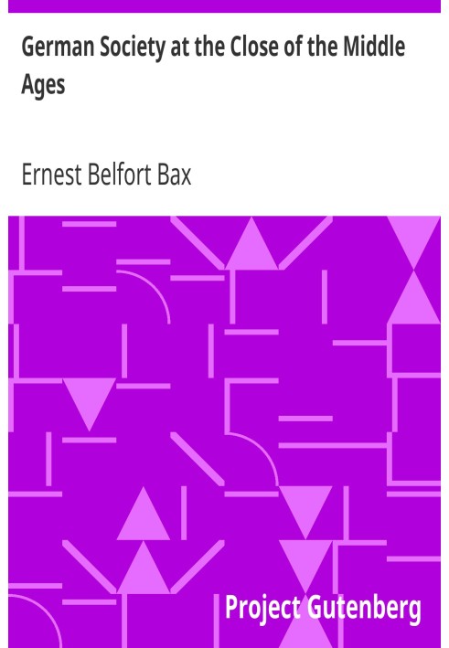 Німецьке суспільство наприкінці Середньовіччя