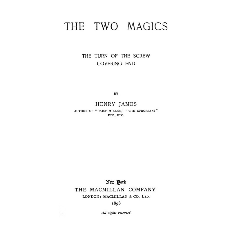 The Two Magics: The Turn of...