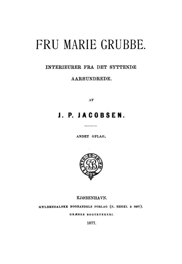 Mrs Marie Grubbe: Interiors from the seventeenth century