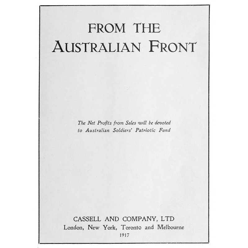 From the Australian Front