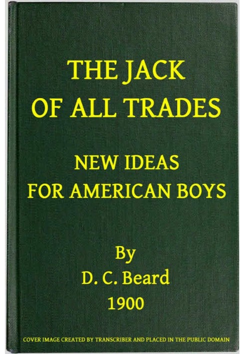 New Ideas for American Boys; The Jack of All Trades