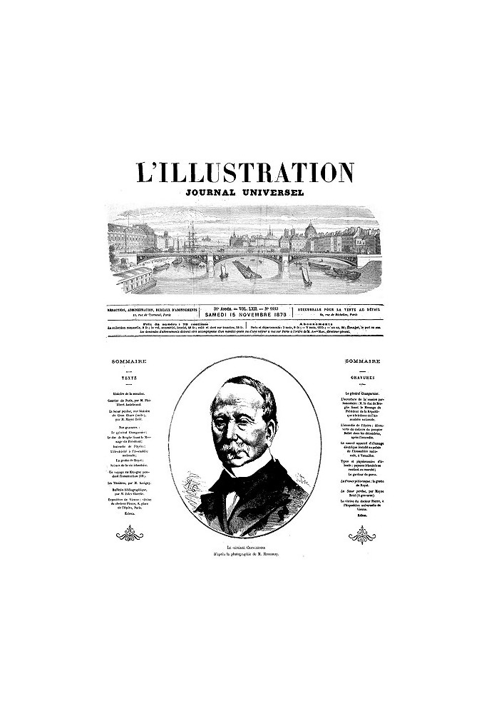 L'Illustration, No. 1603, November 15, 1873