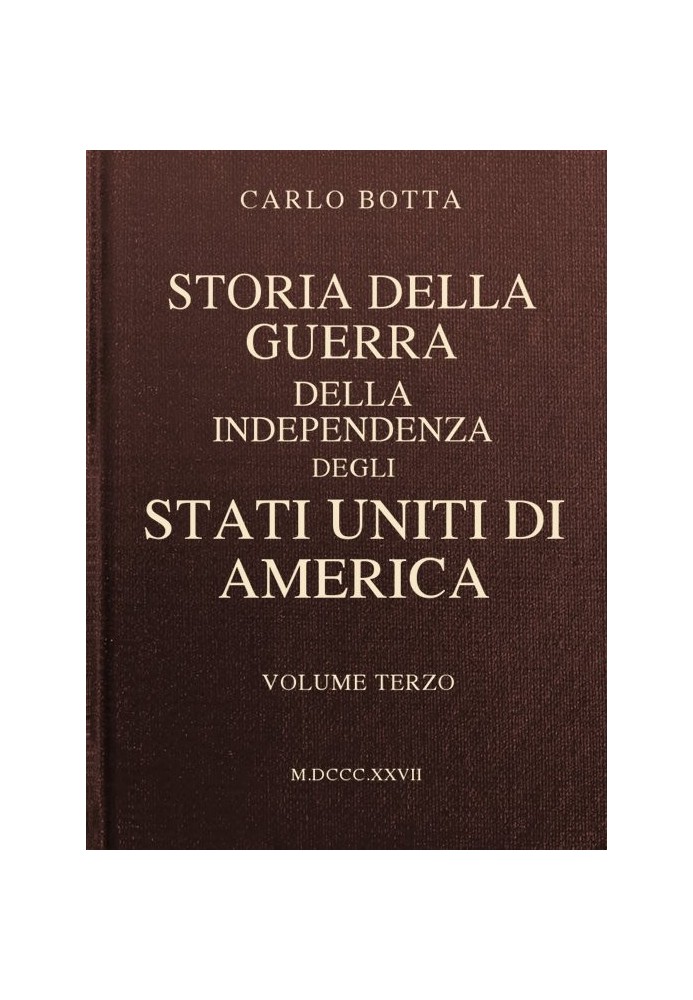 Історія війни за незалежність Сполучених Штатів Америки, вип. 3
