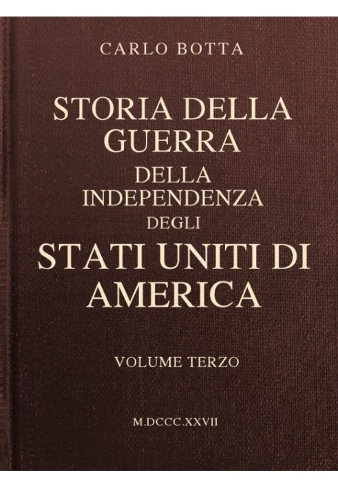 Історія війни за незалежність Сполучених Штатів Америки, вип. 3