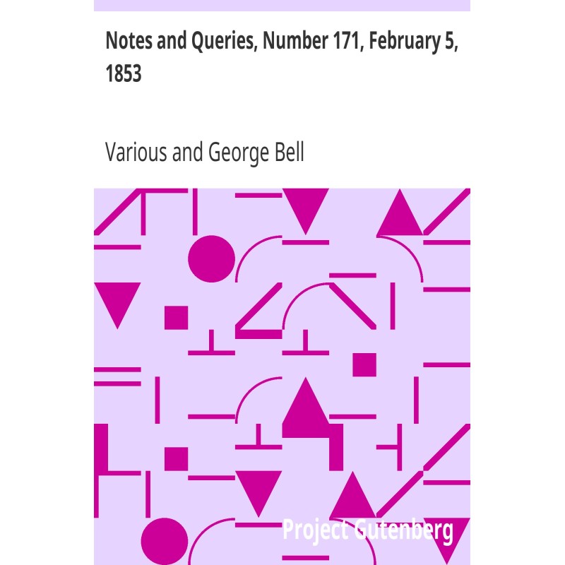 Notes and Queries, Number...