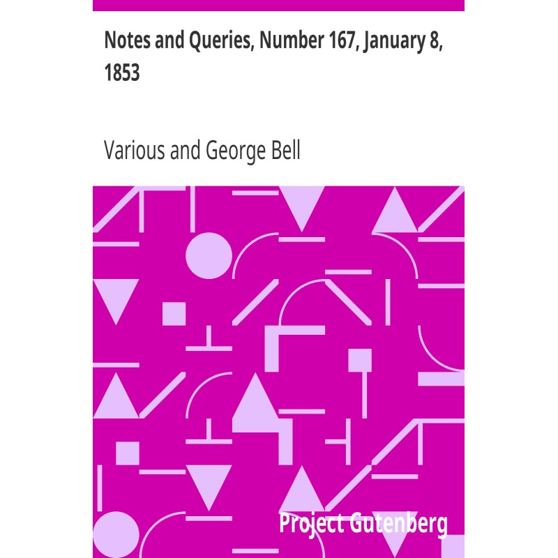 Notes and Queries, Number...