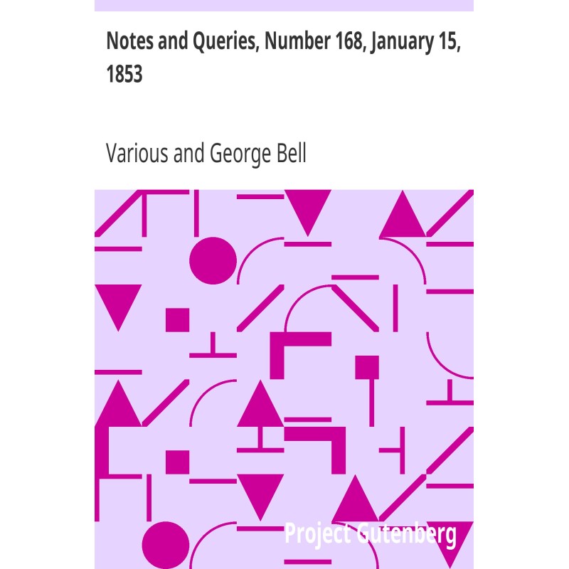 Notes and Queries, Number...