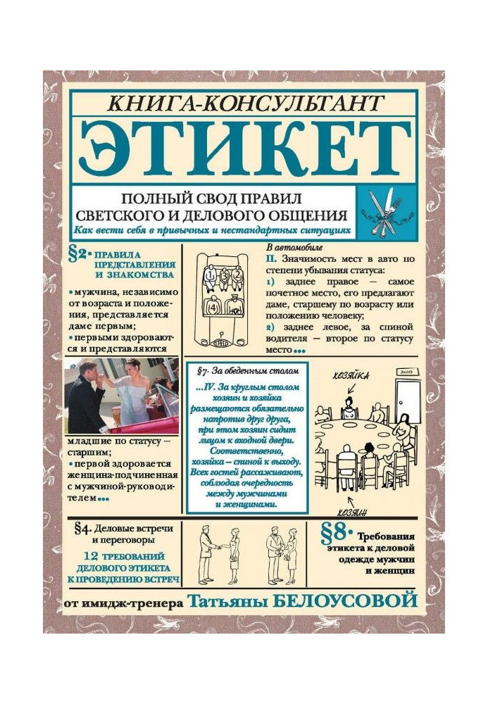 Етикет. Повне зведення правил світського і ділового спілкування. Як поводитися в звичних і нестандартних ситуаціях