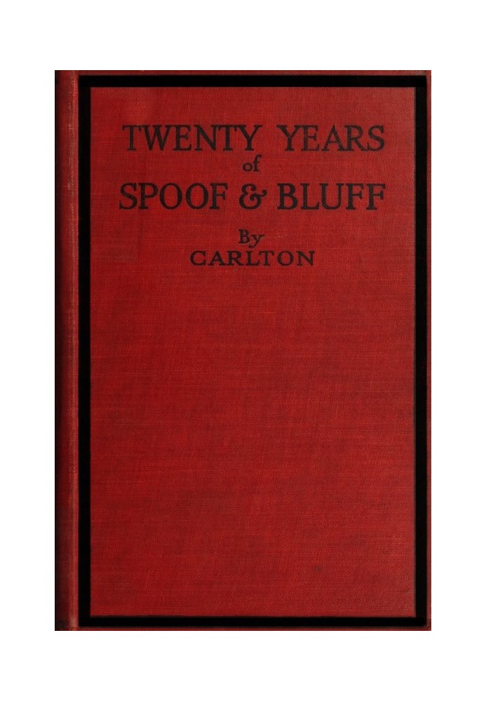 Twenty Years of Spoof and Bluff