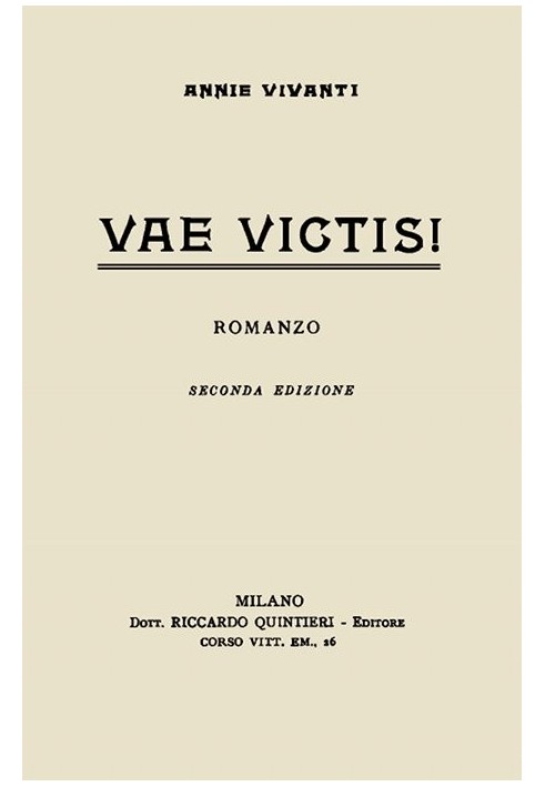 Vae victis! Novel