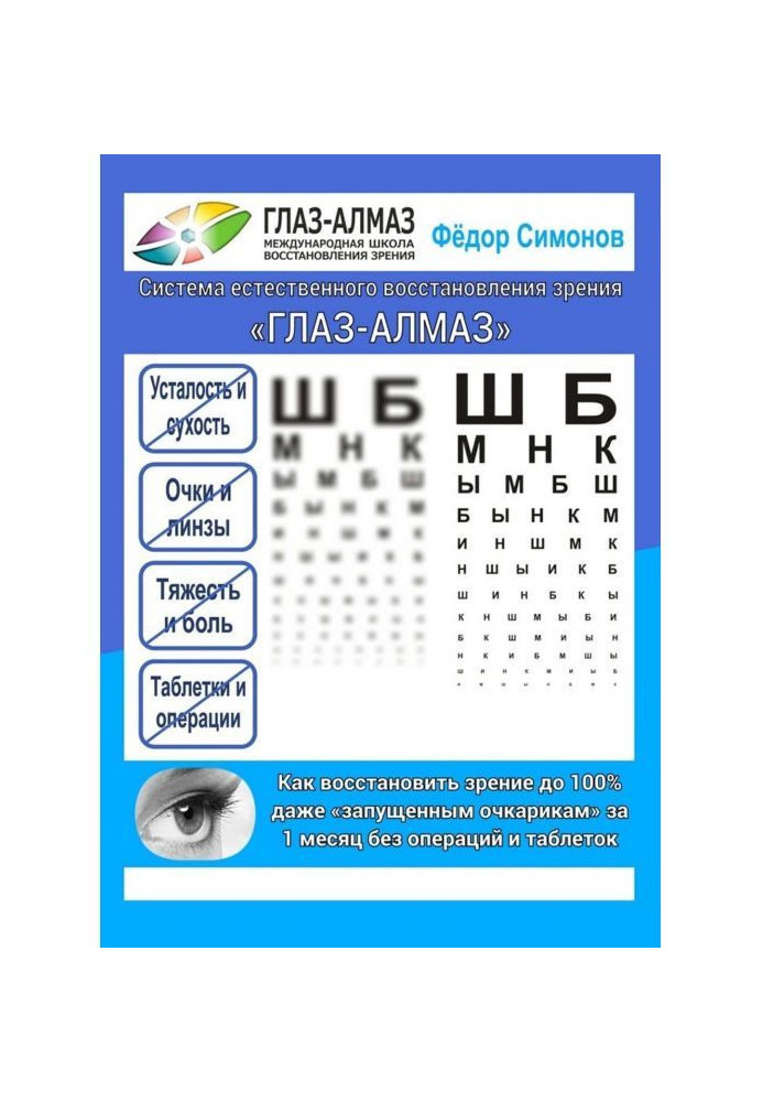 How to recover sight to 100аже to "start person wearing glasses" for 1 month without operations and pills. System of natural ...