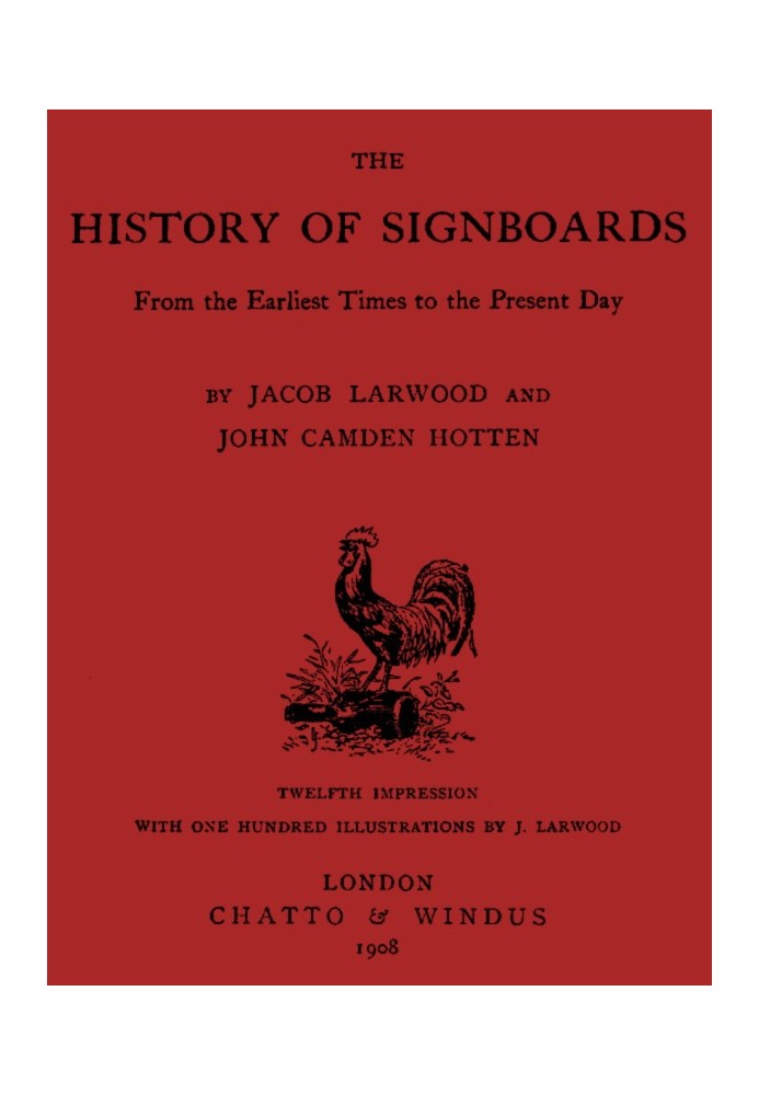 The History of Signboards, from the Earliest times to the Present Day