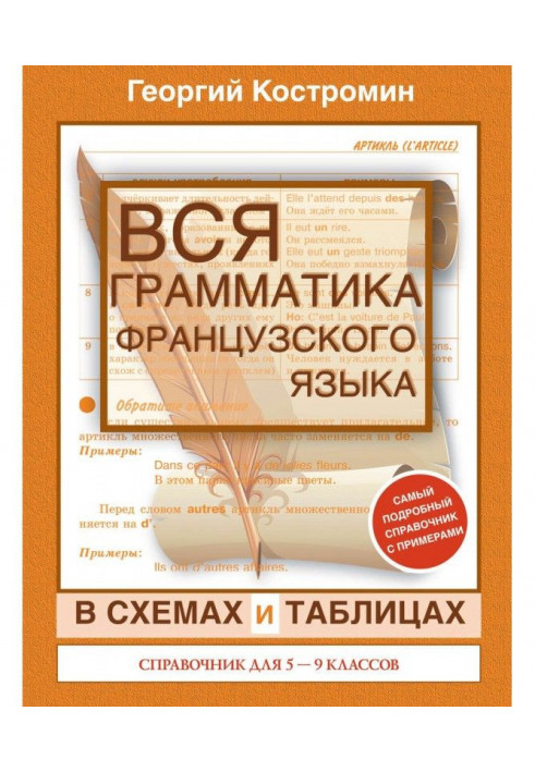 Вся грамматика французского языка в схемах и таблицах. Справочник для 5-9 классов