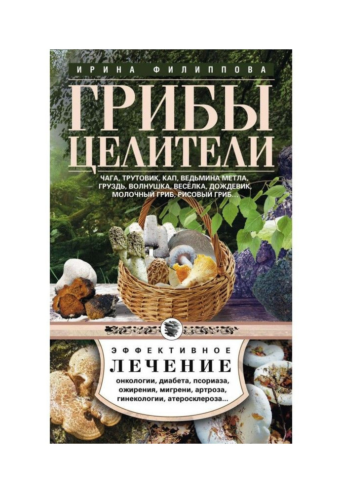 Гриби цілителі. Чага, трутовик, кап, відьміна мітла, груздь, хвиля, веселка, дощовик, молочний гриб, рисовий гриб.