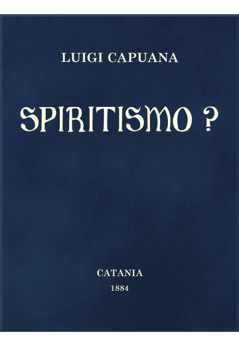 Spiritism?