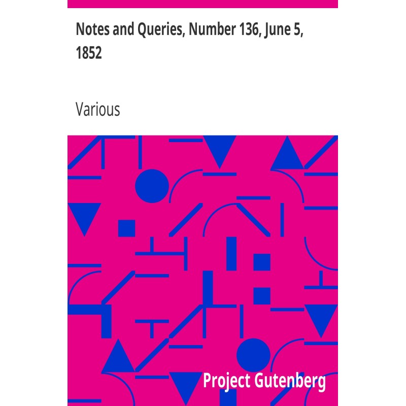 Notes and Queries, Number...