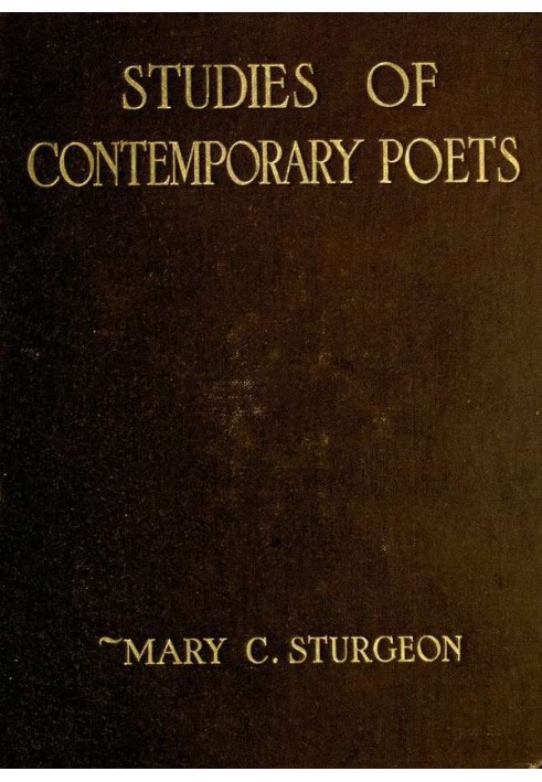 Studies of Contemporary Poets