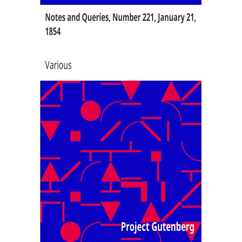 Notes and Queries, Number...
