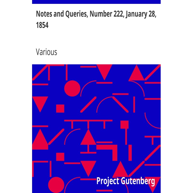 Notes and Queries, Number...