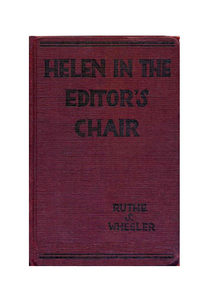 Helen in the Editor's Chair