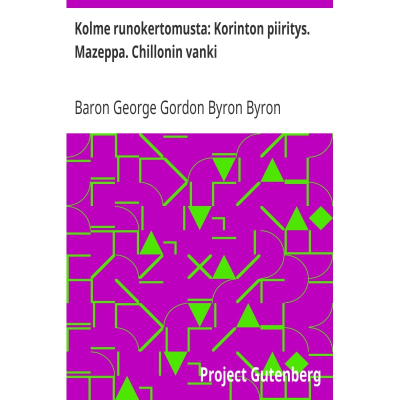 Three poetic narratives:...