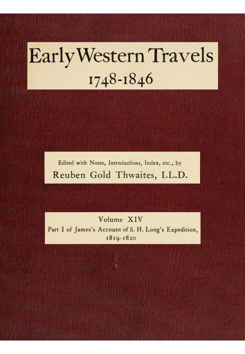 Розповідь Джеймса про експедицію С. Х. Лонга, 1819-1820 рр., частина 1