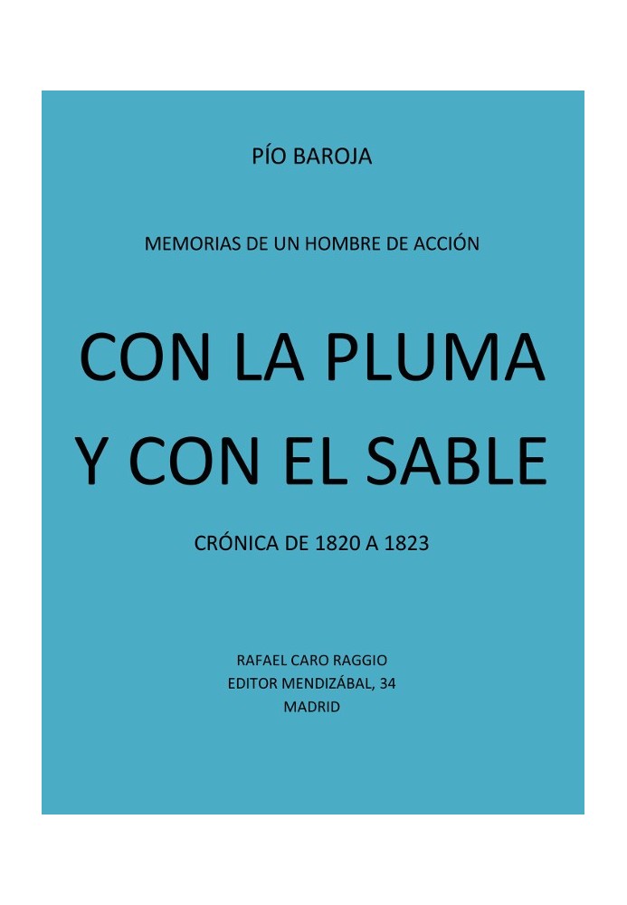 Пером и саблей: Хроника 1820-1823 годов.