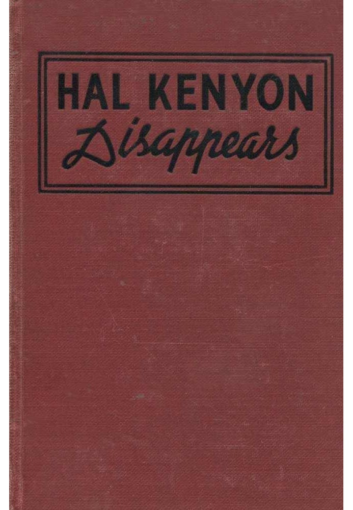 Hal Kenyon Disappears