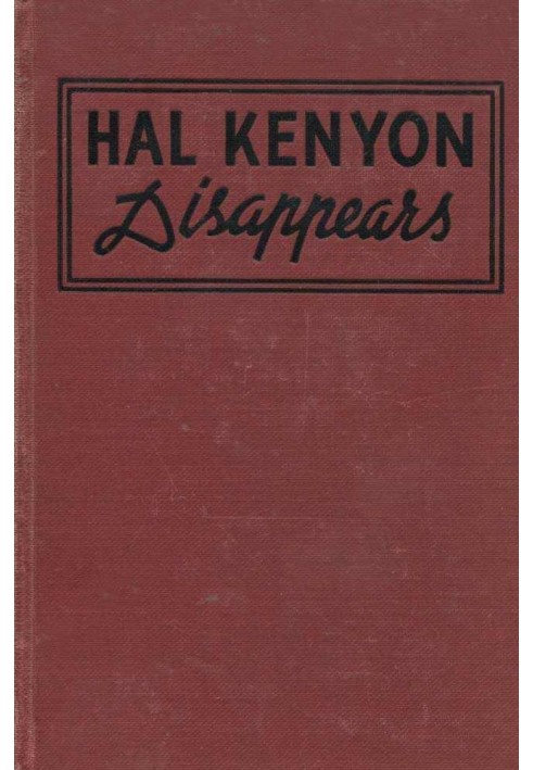 Hal Kenyon Disappears