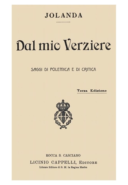 From my verziere: essays of controversy and criticism