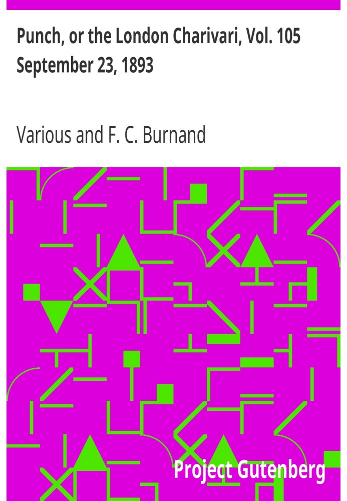 Панч, або Лондонський чаріварі, том. 105 23 вересня 1893 р