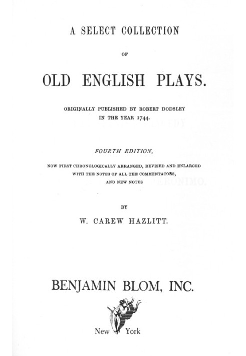 A Select Collection of Old English Plays, Volume 05