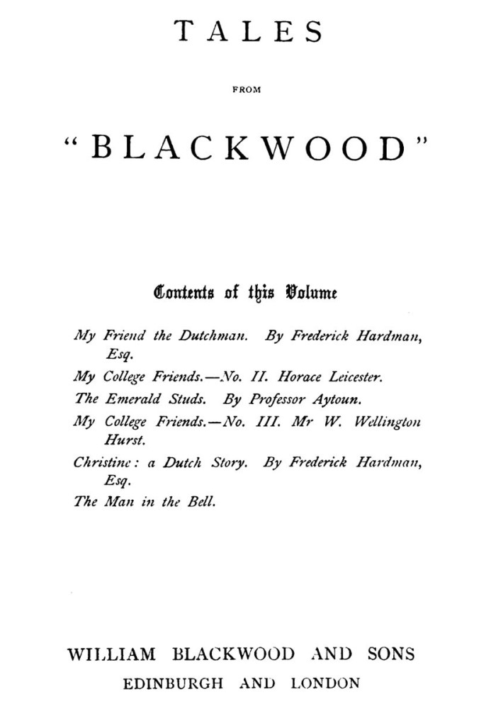 Tales from "Blackwood," Volume 6