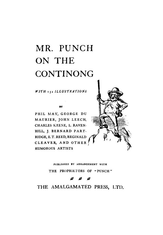 Mr. Punch on the Continong