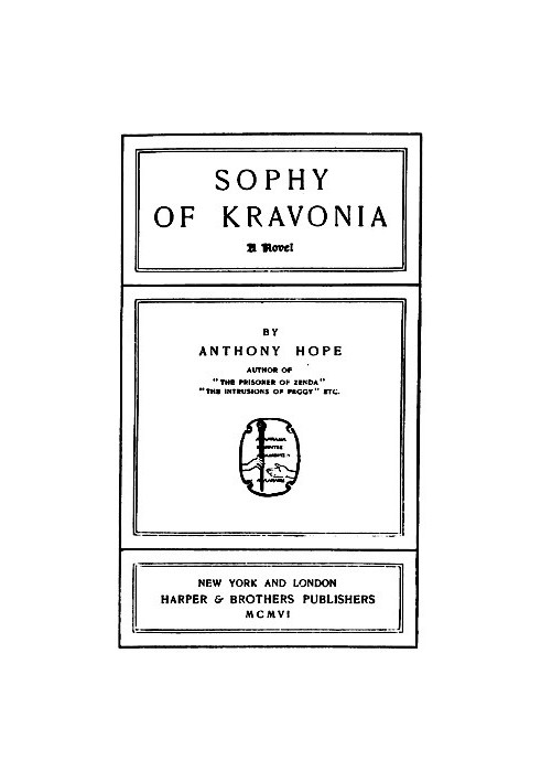 Sophy of Kravonia: A Novel