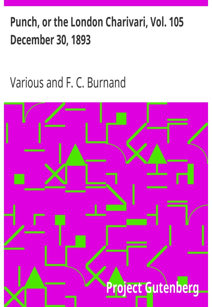 Панч, або Лондонський чаріварі, том. 105 30 грудня 1893 р