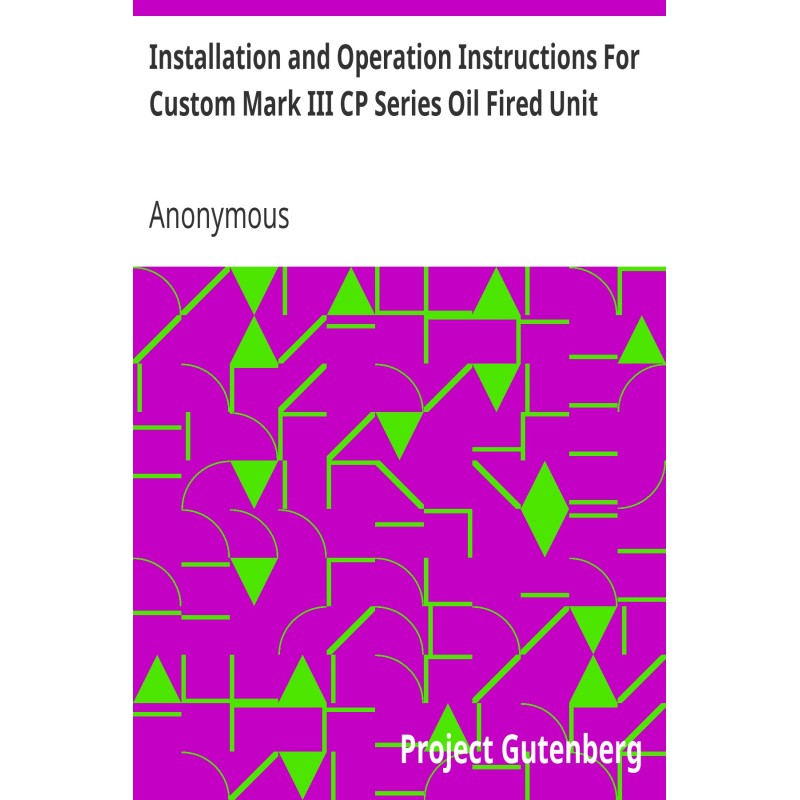 Installation and Operation...