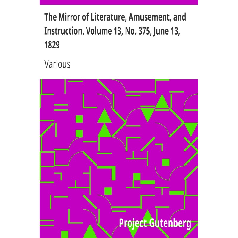 The Mirror of Literature,...