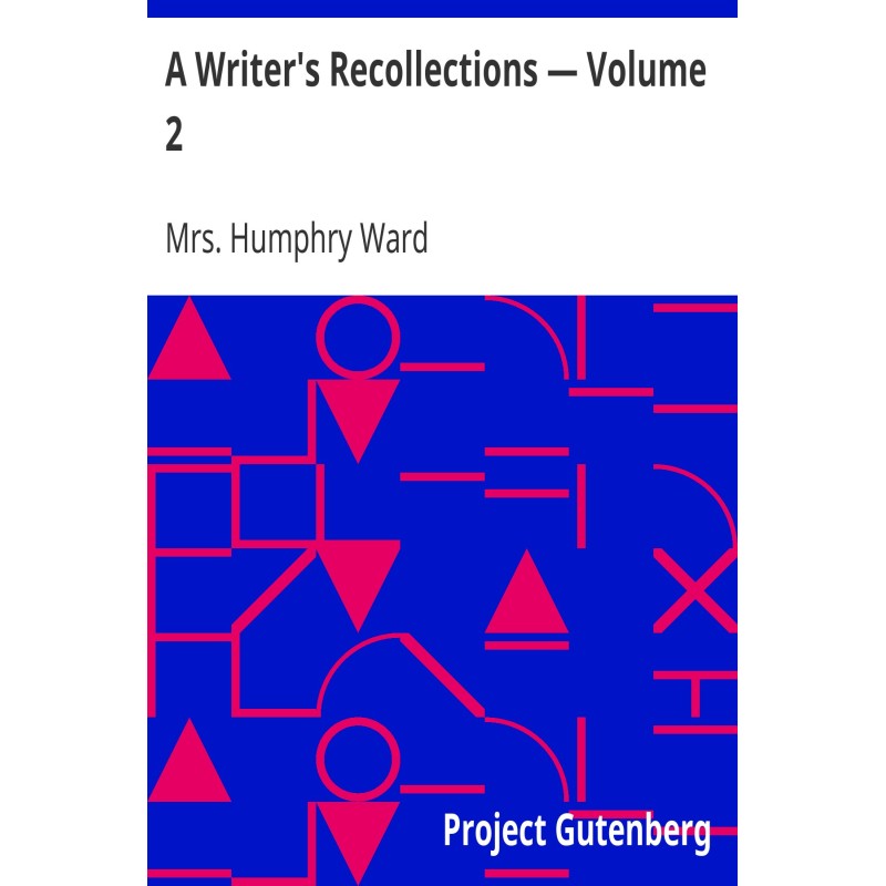 A Writer's Recollections —...