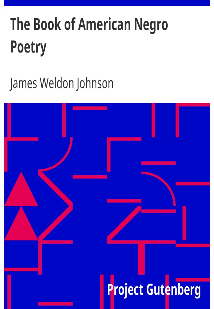 The Book of American Negro Poetry