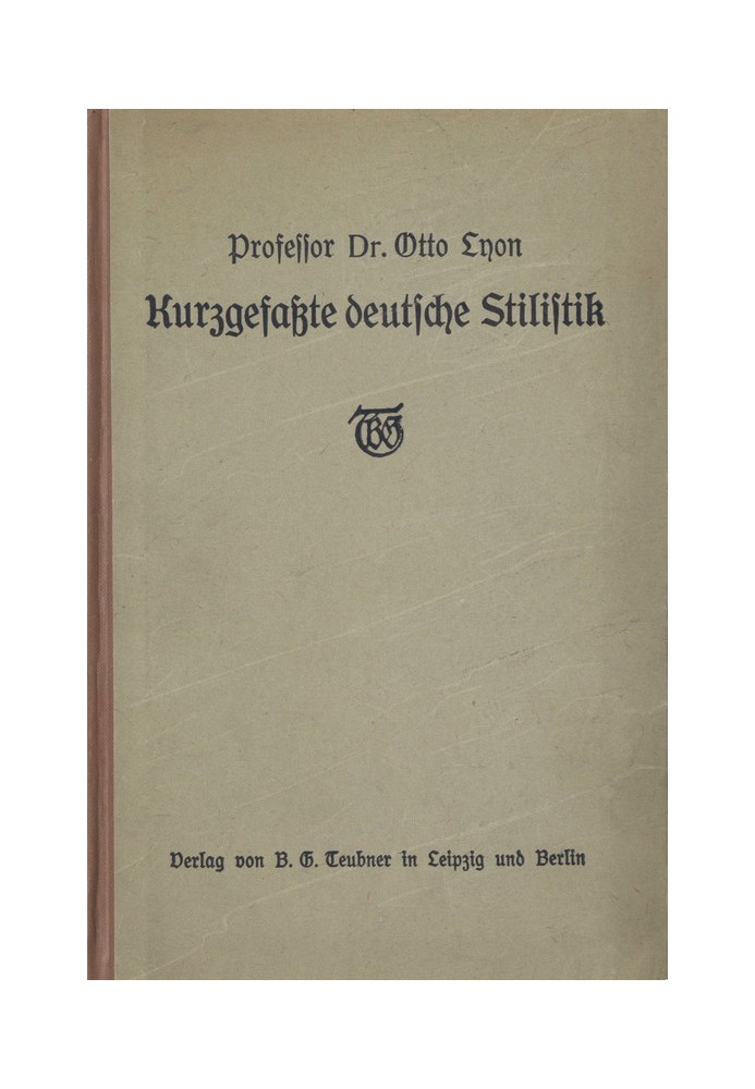 Concise German stylistics