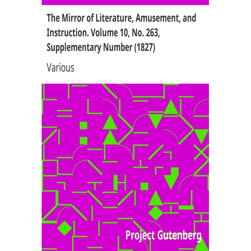 The Mirror of Literature,...
