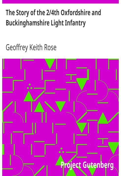 История 2/4 полка легкой пехоты Оксфордшира и Бакингемшира
