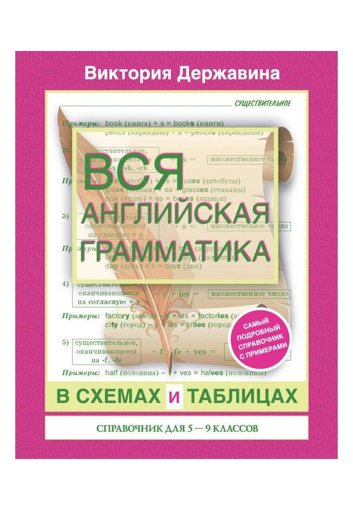 Вся английская грамматика в схемах и таблицах. Справочник для 5-9 классов