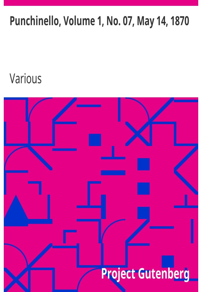Панчінелло, том 1, № 07, 14 травня 1870 р