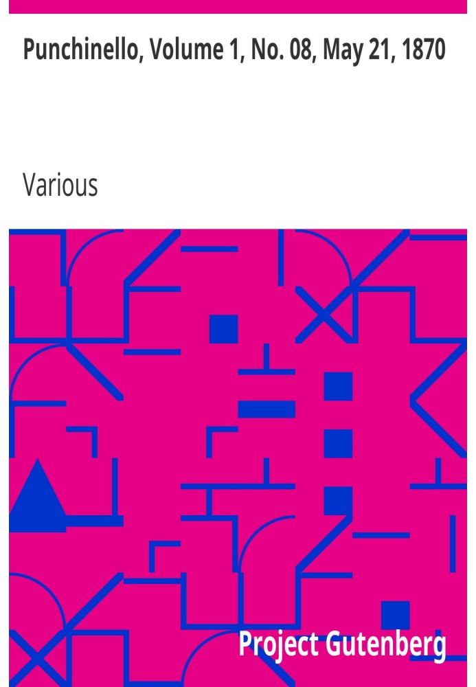 Панчінелло, том 1, № 08, 21 травня 1870 р