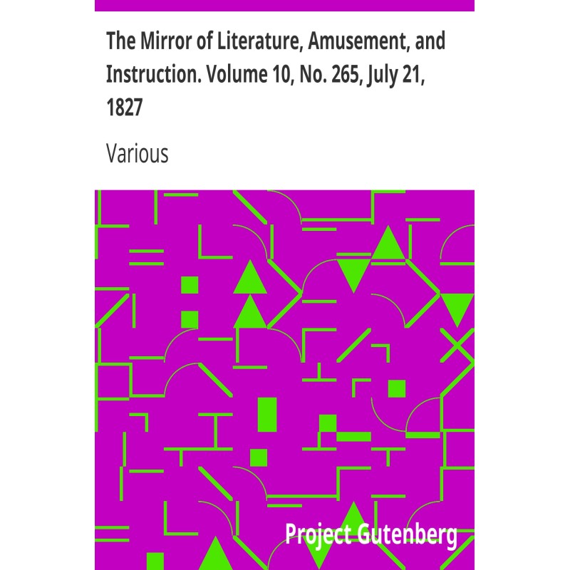 The Mirror of Literature,...