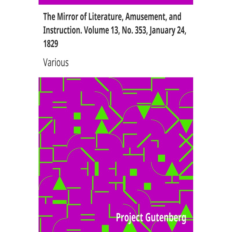 The Mirror of Literature,...