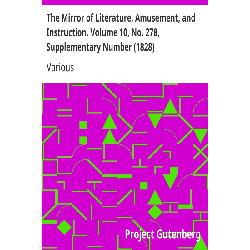 The Mirror of Literature,...