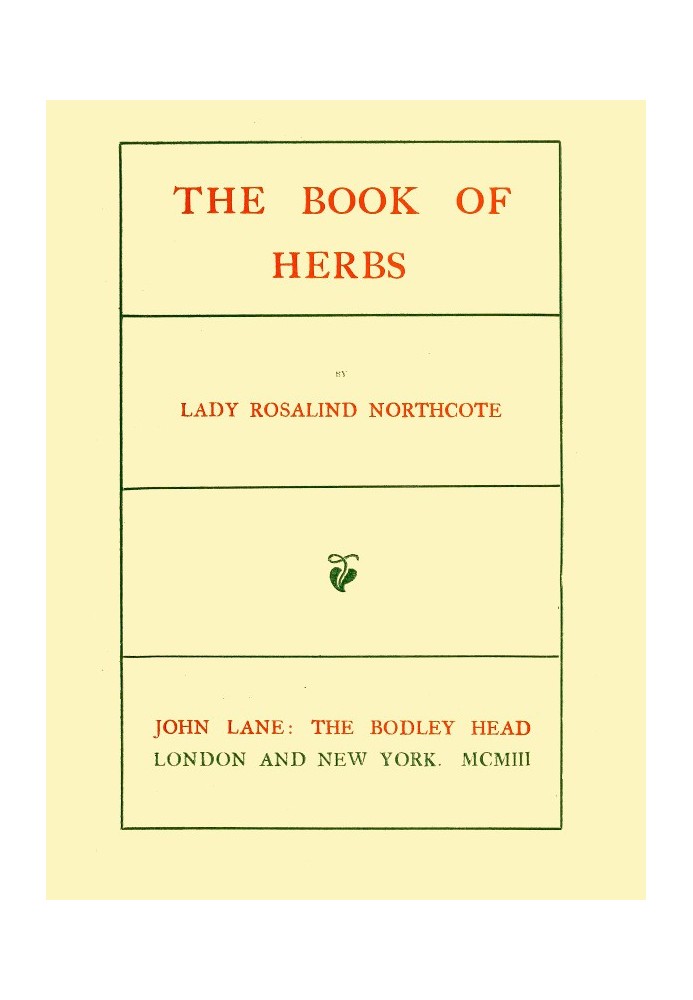 The Book of Herbs